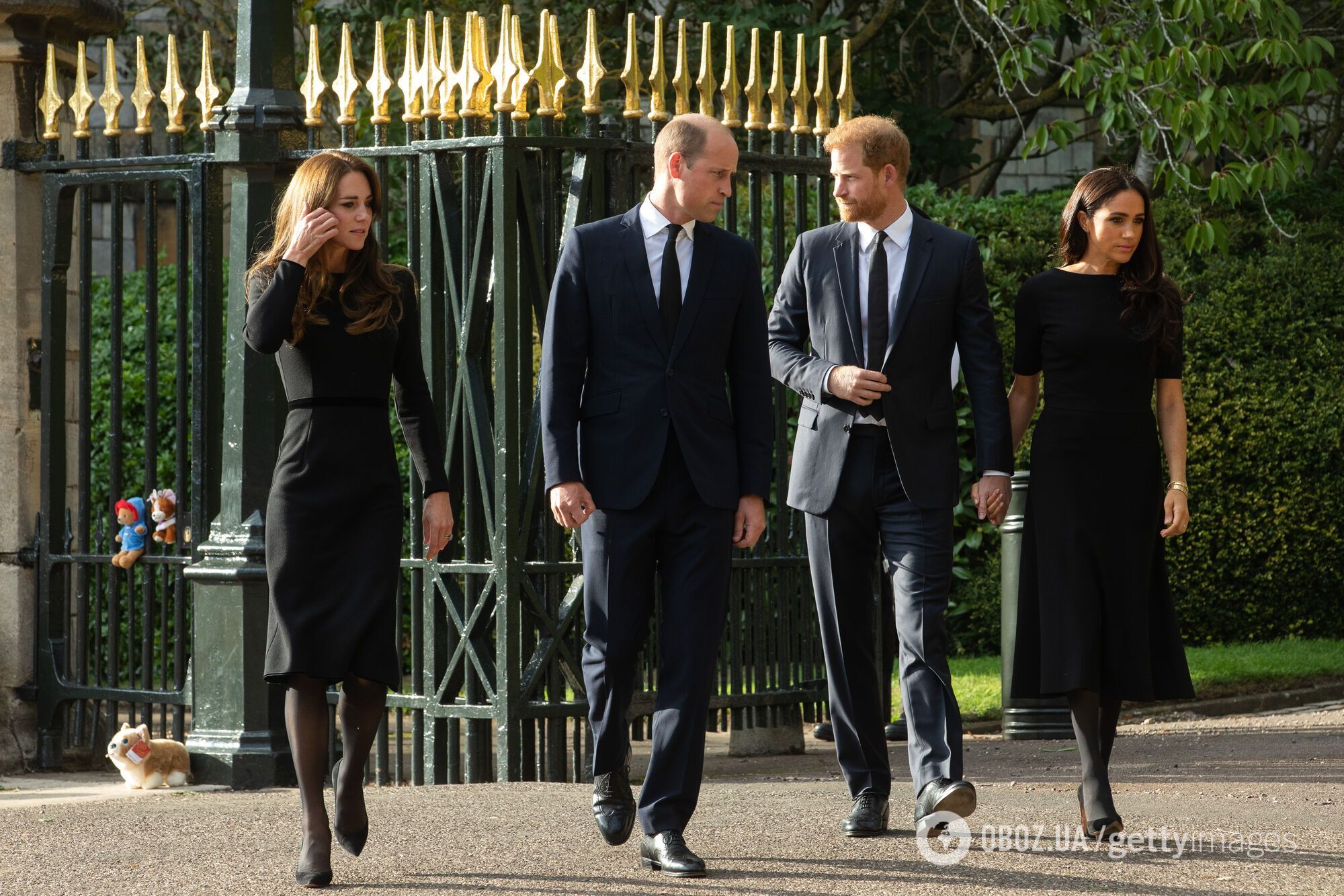 Принц Вільям з Кейт Міддлтон та принц Гаррі з Меган Маркл возз’єдналися після 2,5 років сварок