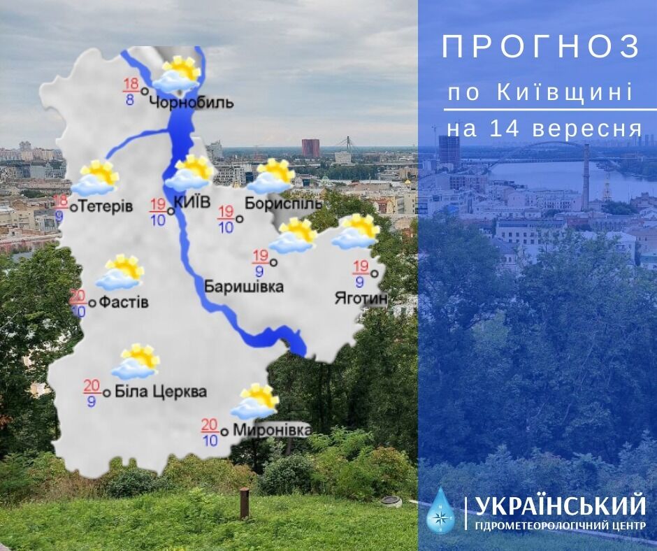 Дощі та ранкові тумани: в Укргідрометцентрі дали прогноз на середу. Мапа