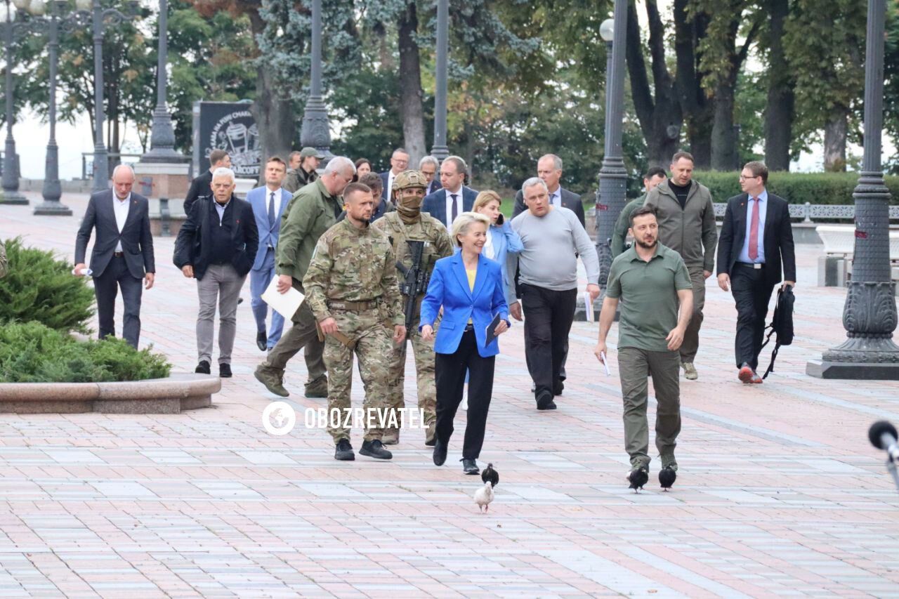 Глава Еврокомиссии посетила столицу Украины