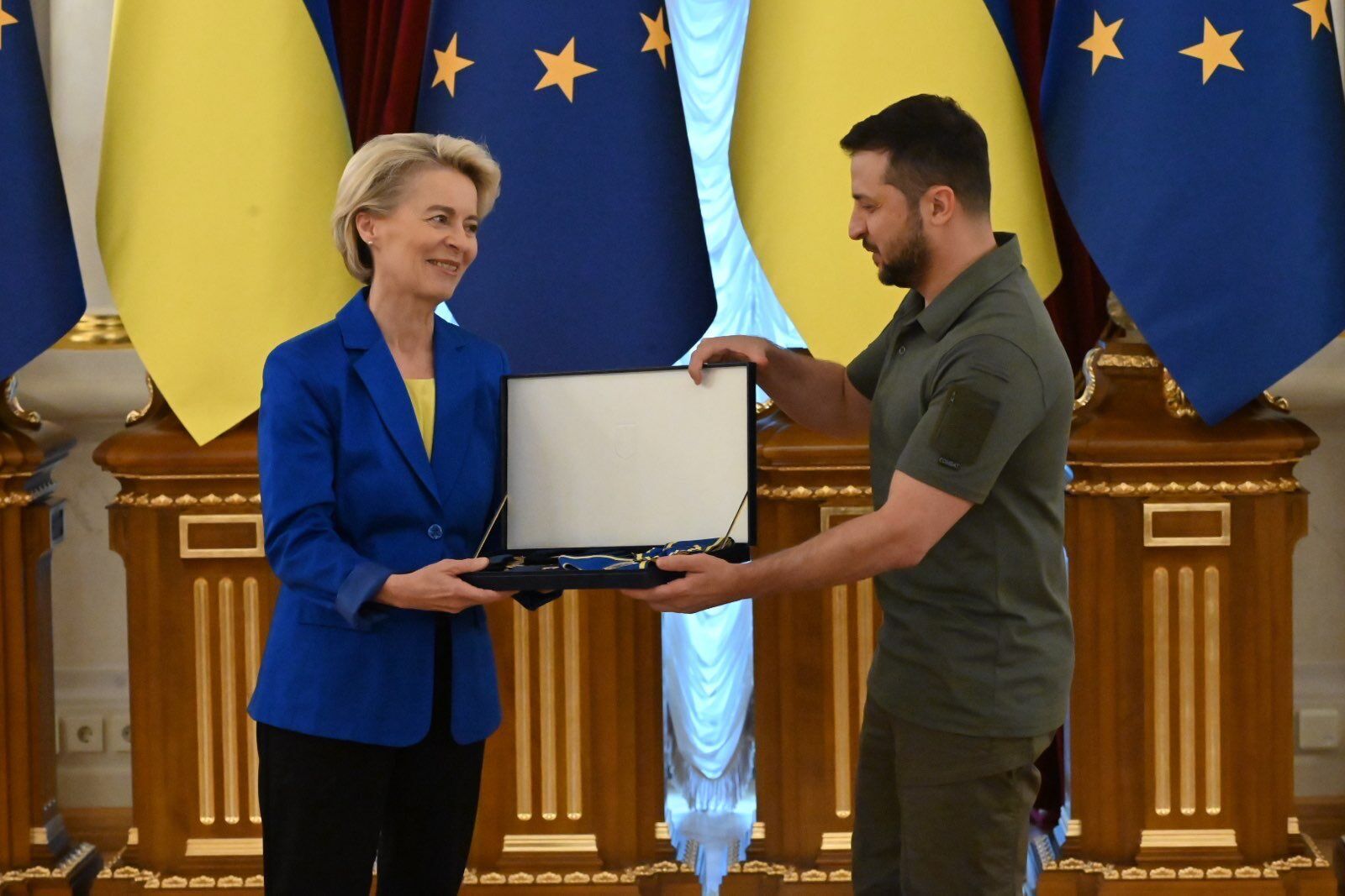 Зеленський нагородив голову Єврокомісії орденом князя Ярослава Мудрого