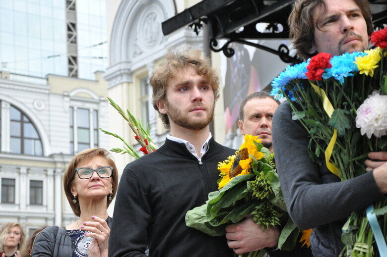 Прощання з Олександром Шаповалом, який загинув у Донецькій області