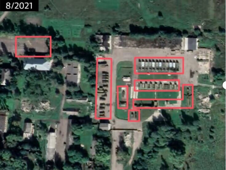 Район батареи 500-го зенитно-ракетного полка, август 2021