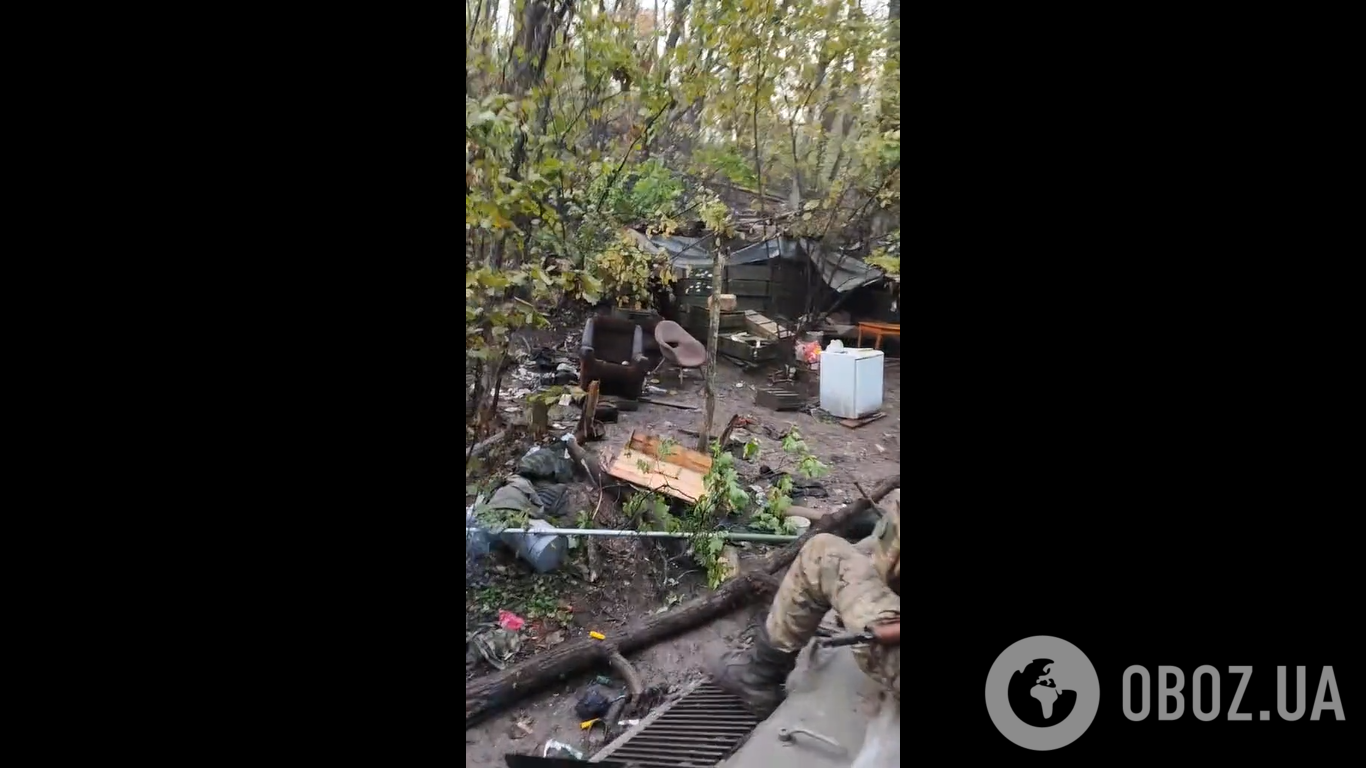 Заброшенные позиции российских оккупантов в Харьковской области