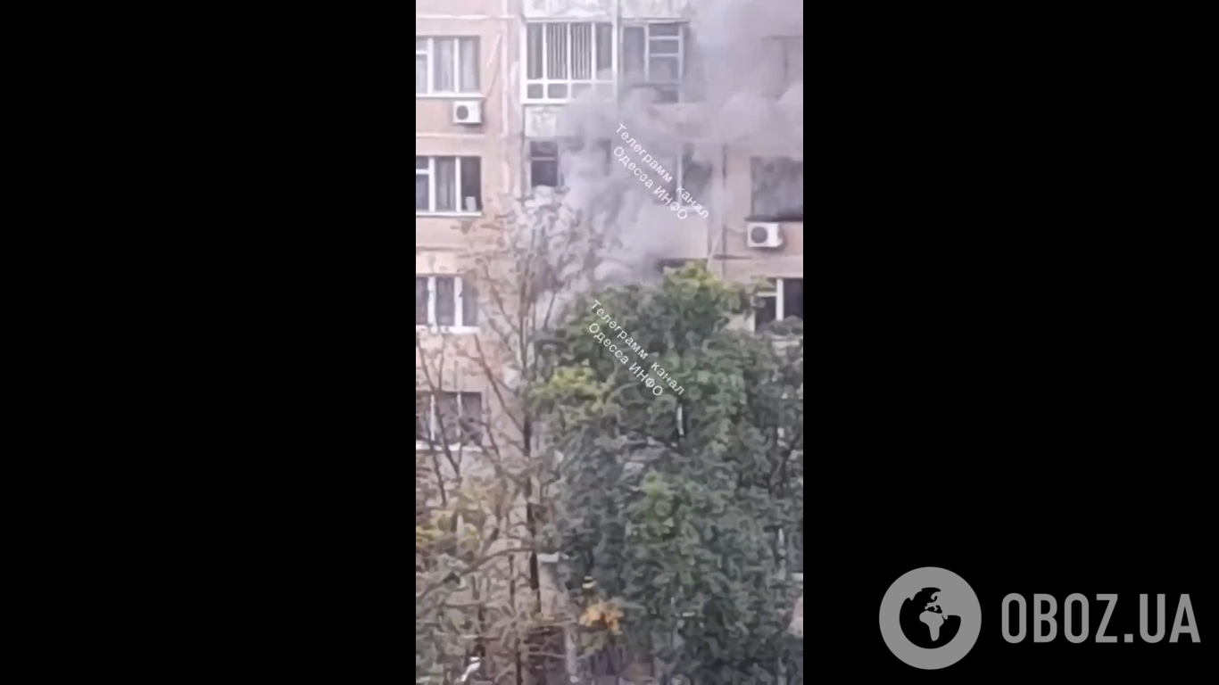 Взрыв в многоэтажке в Одессе