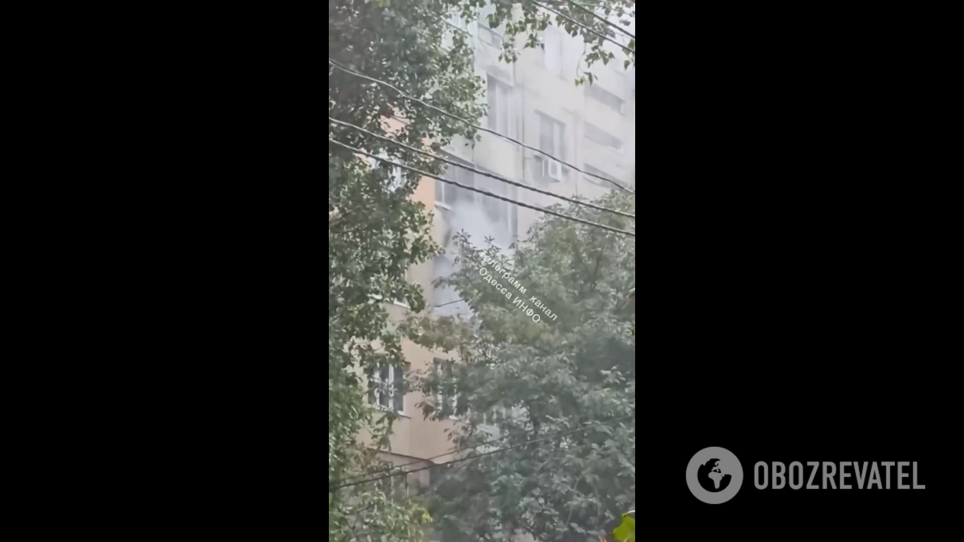 Взрыв в многоэтажке в Одессе