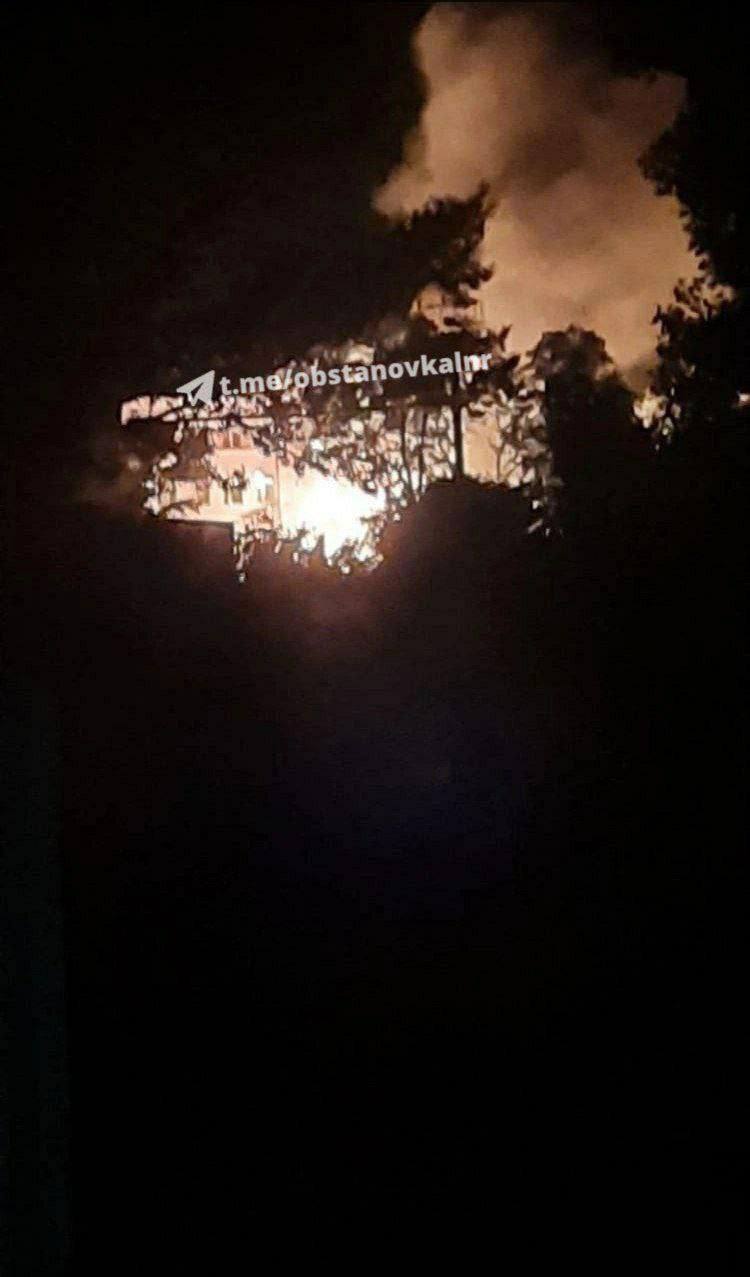 Взрыв в Кадиевке ночью 19 сентября
