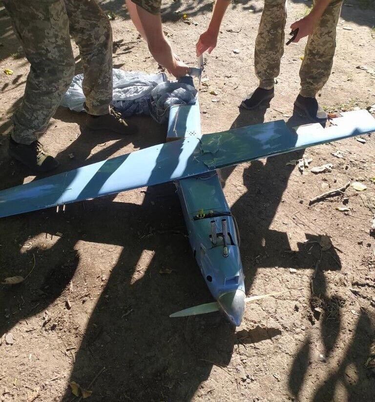В Николаевской области ВСУ сбили российский дрон ''Картограф'', который собирал данные для плана местности. Фото