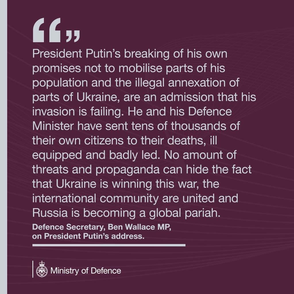 Путин признает, что проигрывает: как в Украине и на Западе отреагировали на решение о частичной мобилизации в РФ