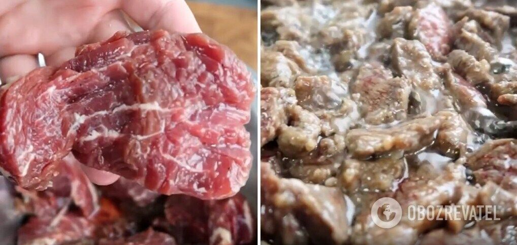 Як приготувати м`яке та ніжне м`ясо на сковороді