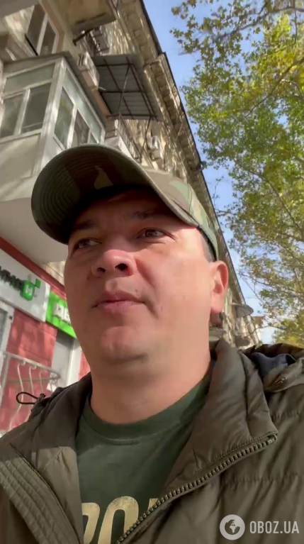 Кім записав відео на одній із вулиць Миколаєва