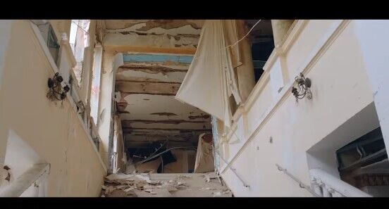 Как сейчас выглядит разбитый ракетным ударом россиян Дом офицеров в Виннице: свежее видео