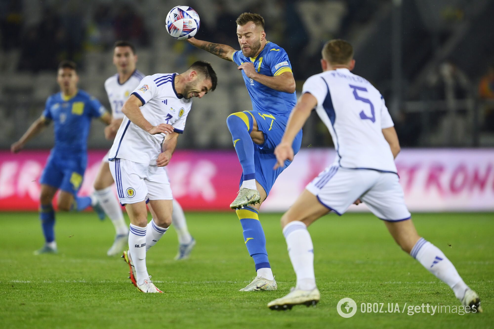 Сборная Украины по футболу осталась без победы и не смогла выйти в элиту Лиги наций