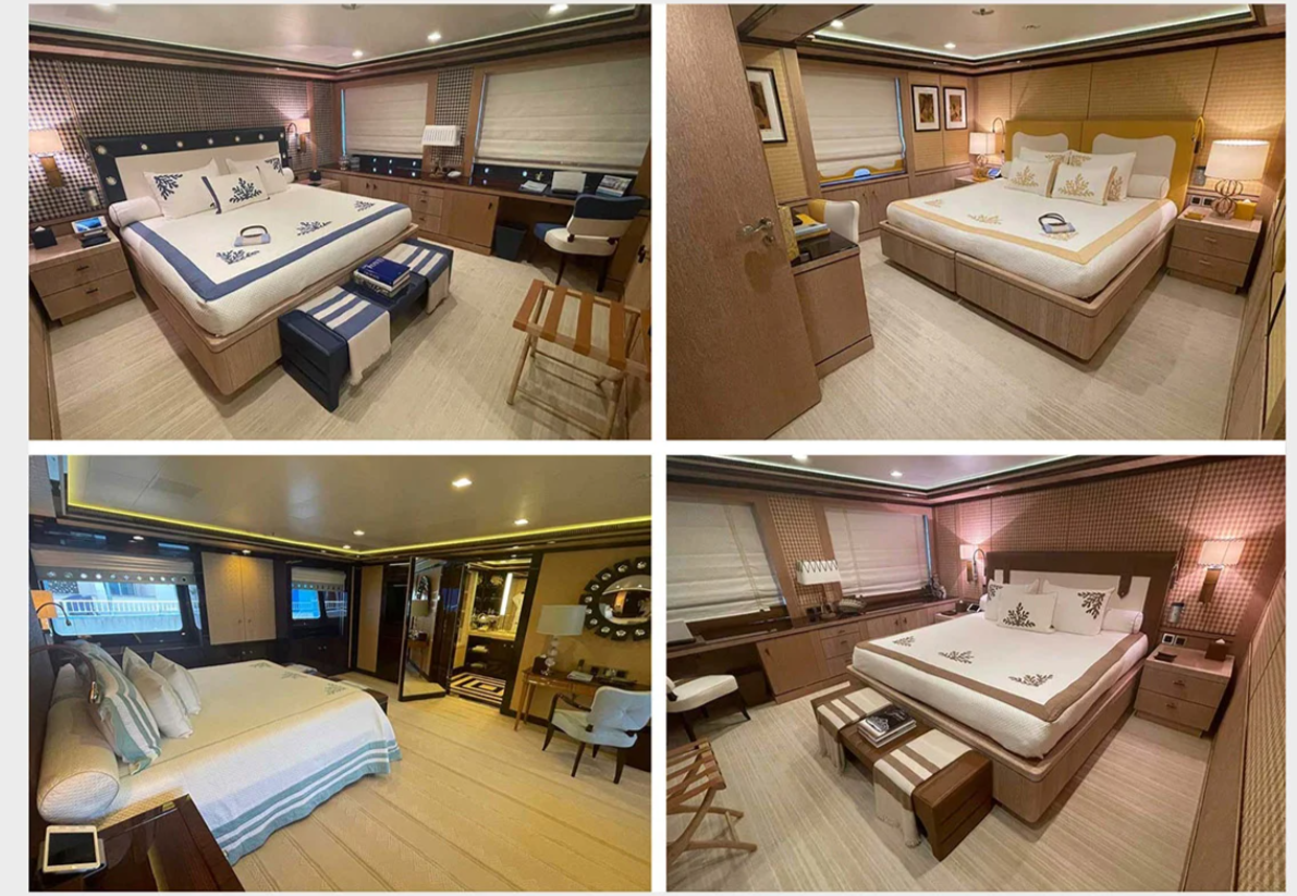 Спальні на яхті Пумпянського