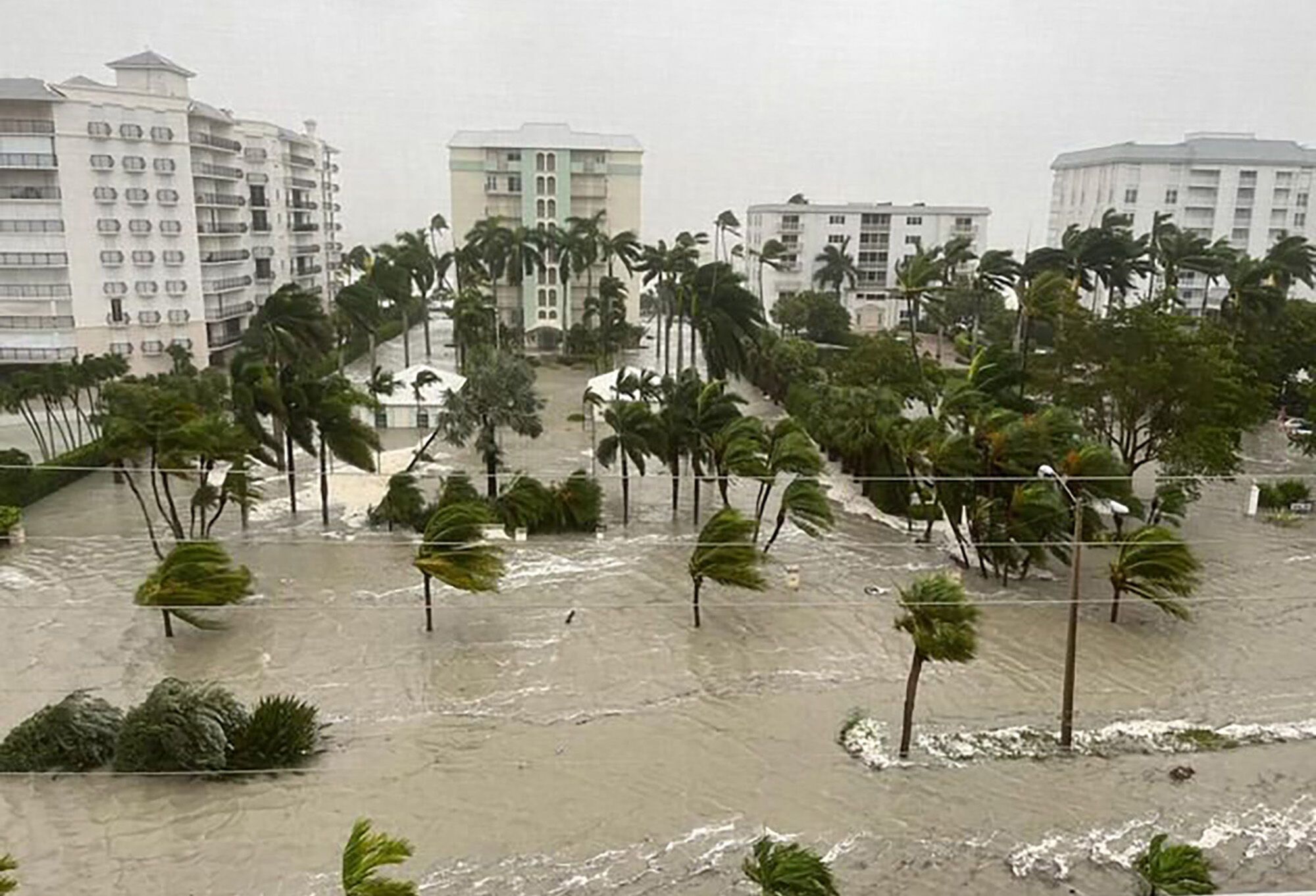 Затопленные города, поваленные деревья и тотальный блэкаут: США накрыл ураган ''Ян'', который уже назвали самым мощным во Флориде. Фото и видео