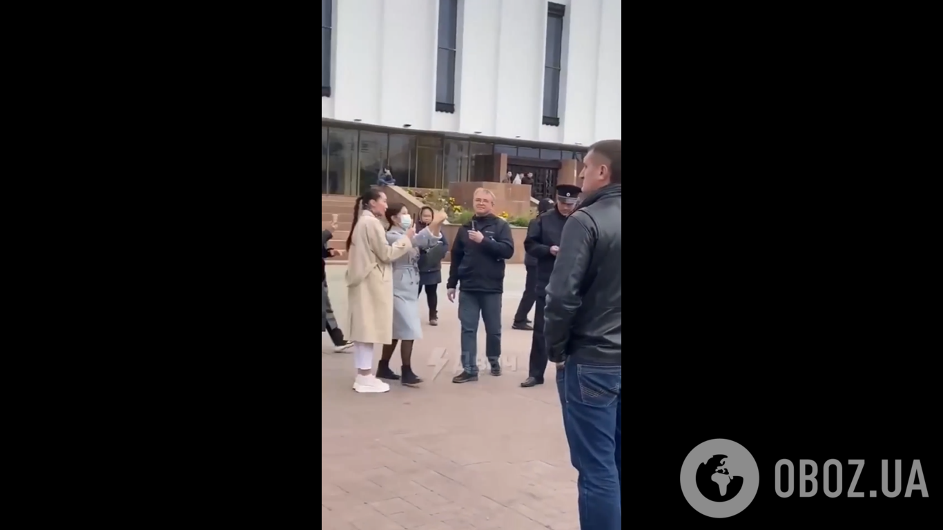 В российской Тыве жестко задержали женщин, вышедших на митинг против мобилизации