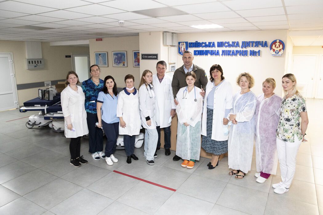 У Києві дитяча лікарня отримала сучасне медичне обладнання, – Кличко