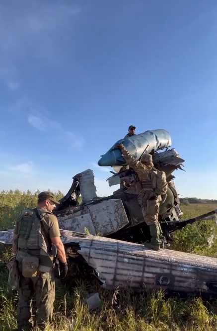 У мережі показали уламки знищеного біля Гуляйполя російського вертольота Мі-28. Фото і відео 