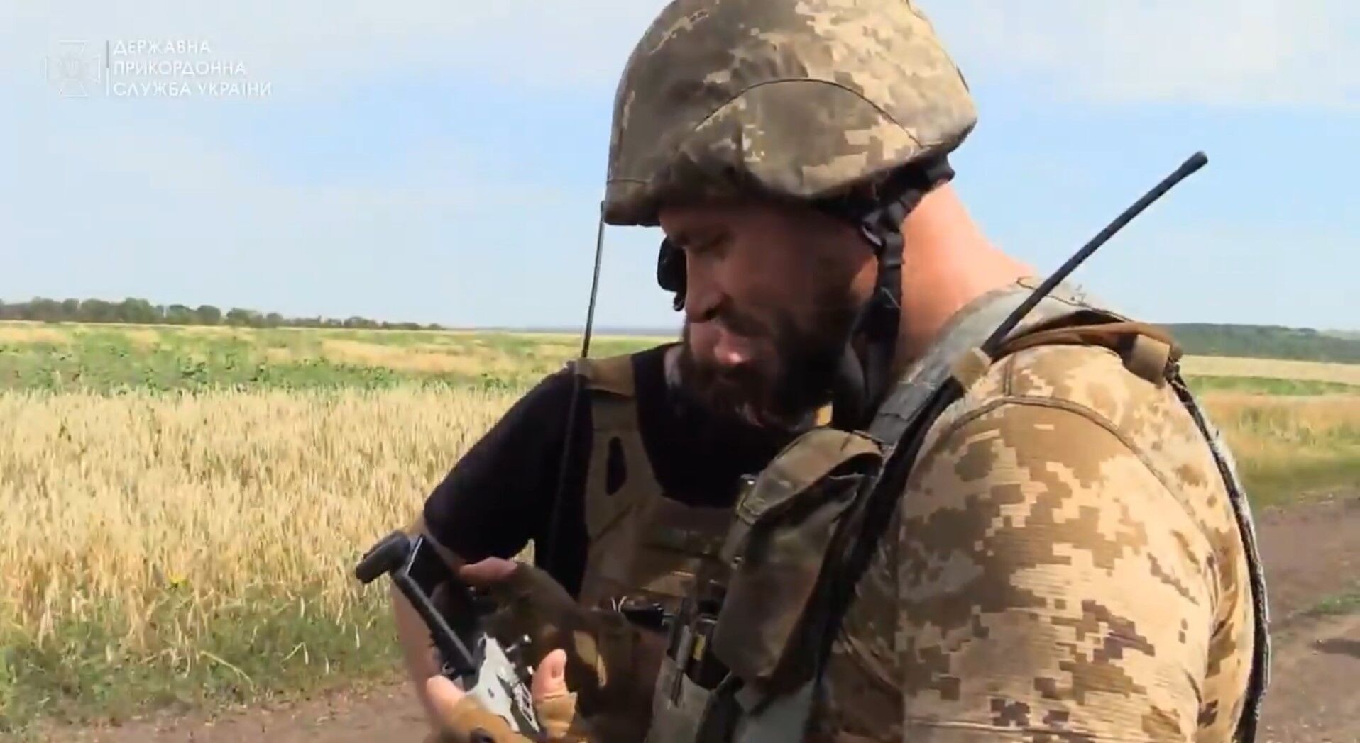 Украинские пограничники бьют врага в районе Святогорска