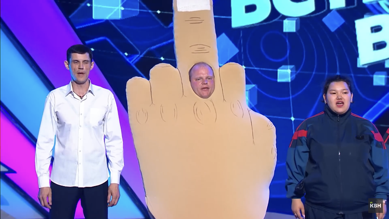 "Первый канал" вирізав жарт про Соловйова з випуску КВК: "середній палець" передавав пропагандисту привіт