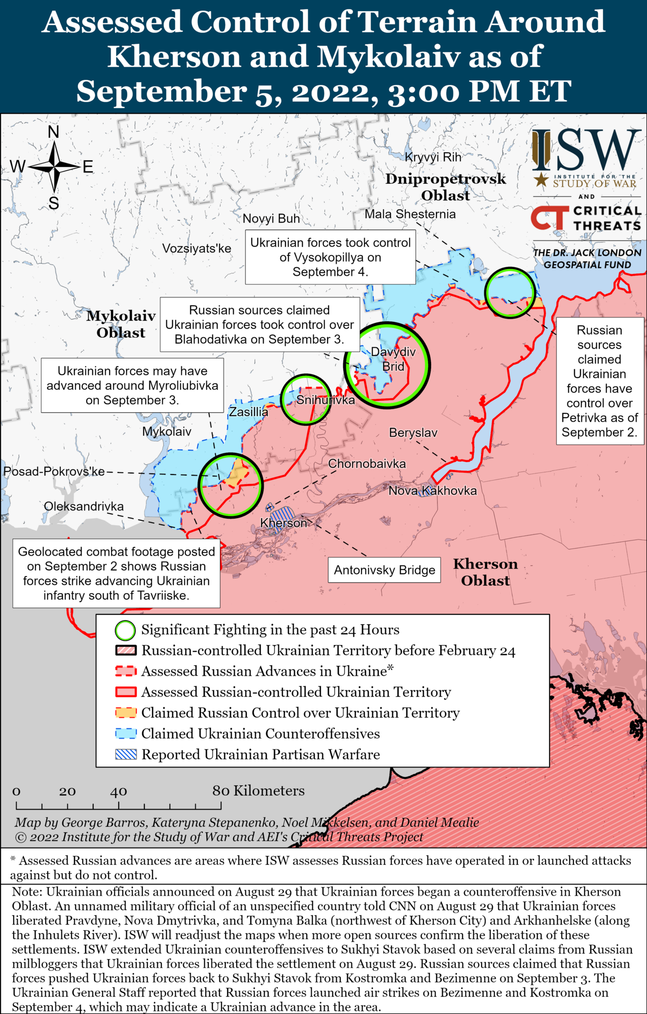 Контрнаступление ВСУ ощутимо ослабляет возможности оккупантов на юге: в ISW проанализировали ситуацию