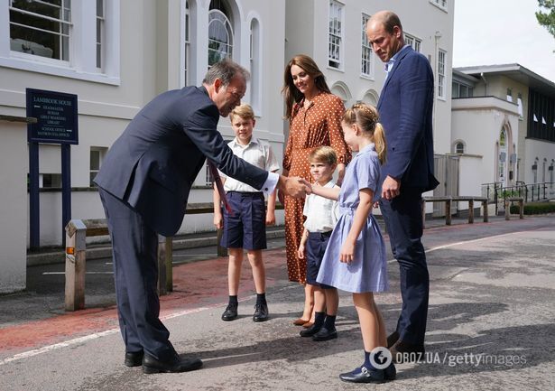 Кейт Миддлтон и принц Уильям отвели детей в новую школу: принц Луи снова отличился. Фото и видео