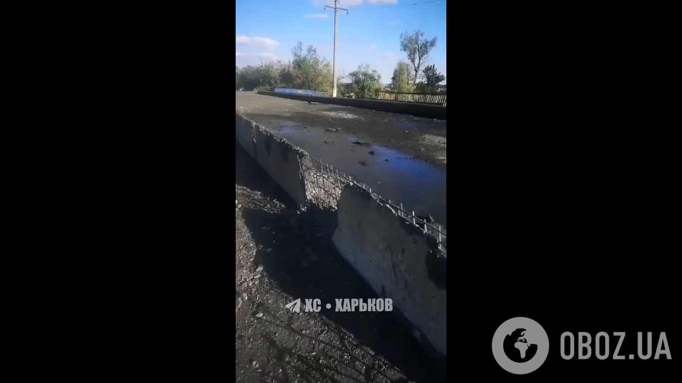 ВСУ разрушили мост через Оскол в Купянске