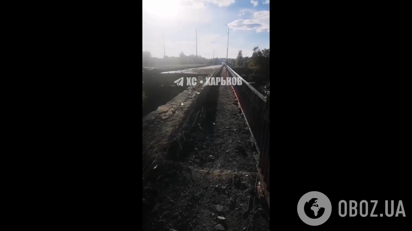 ВСУ разрушили мост через Оскол в Купянске
