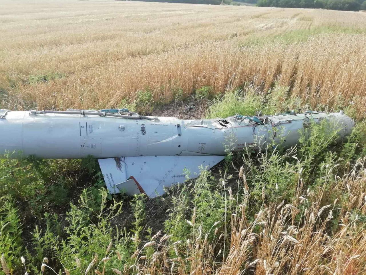 Оккупанты сбили собственную ракету и выдали ее за уничтоженный украинский БПЛА: в "победу" не поверили даже пропагандисты. Фото