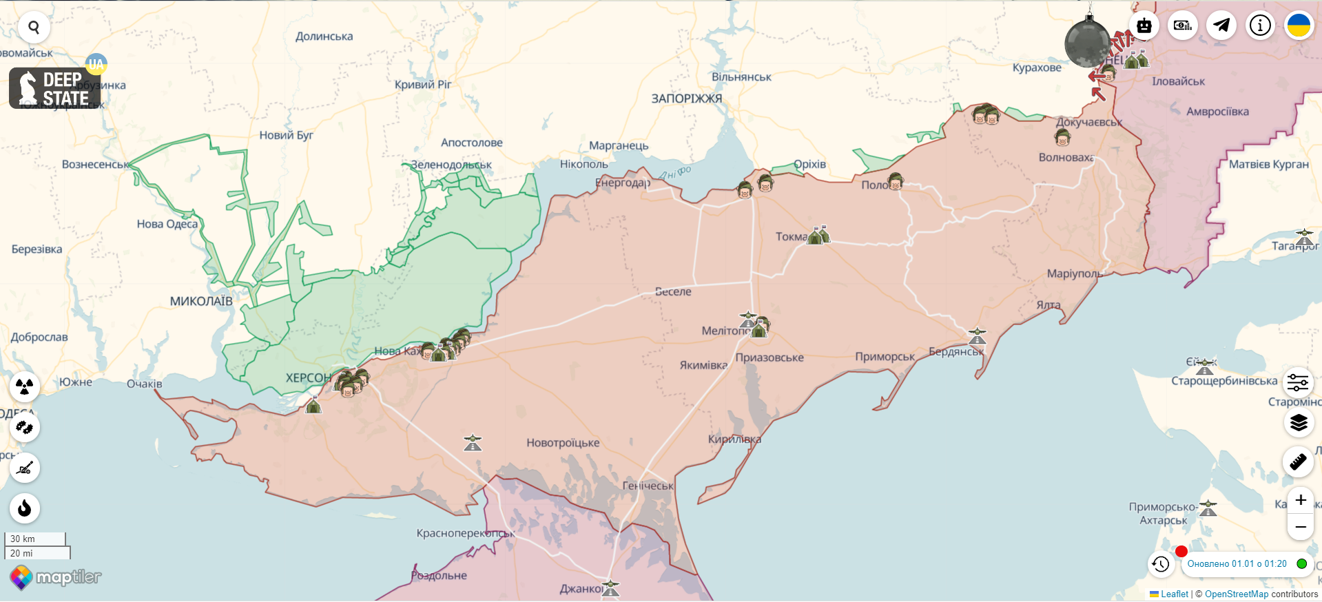 Авиация 13 раз ударила по войскам РФ, враг наступает под Бахмутом и перегруппируется в Херсонской области – Генштаб