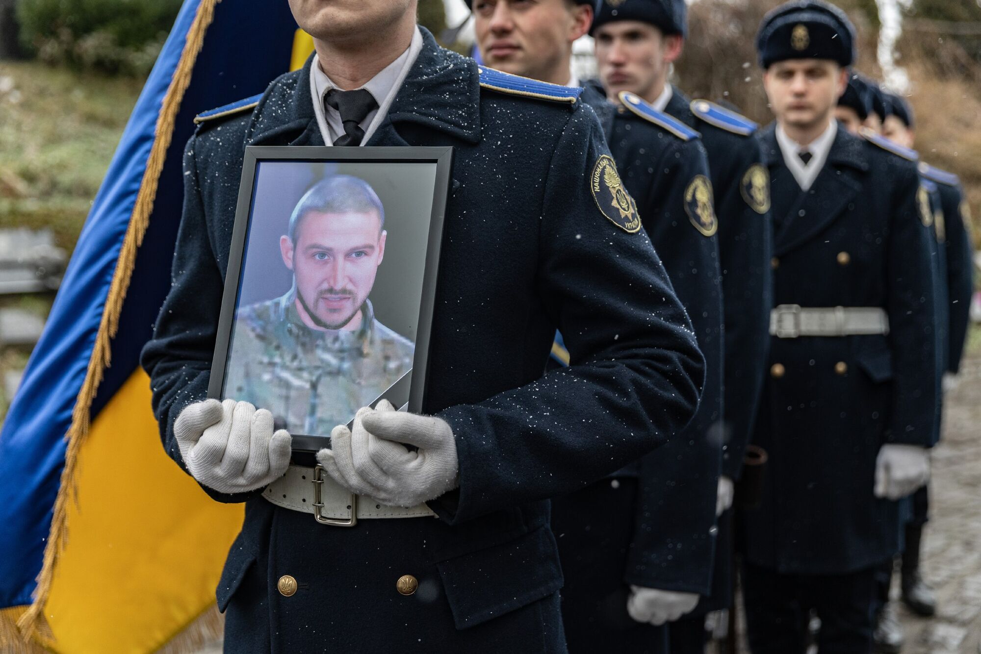 У Києві попрощалися із нацгвардійцем, Героєм України Станіславом Парталою, який загинув у боях за Маріуполь. Фото