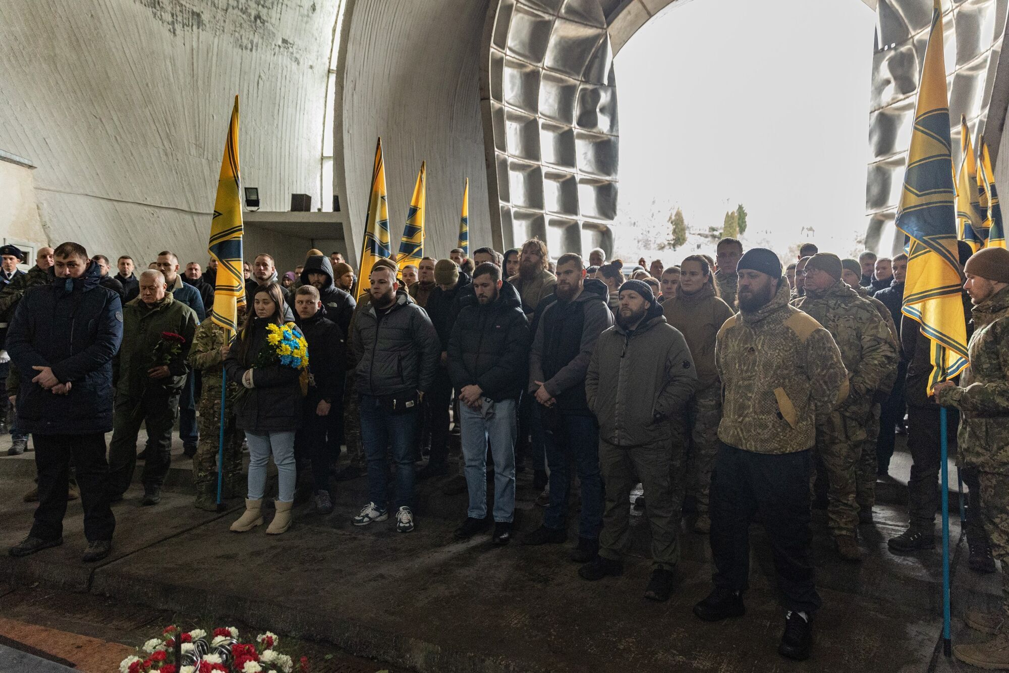 В Киеве простились с нацгвардейцем, Героем Украины Станиславом Парталой, погибшим в боях за Мариуполь. Фото