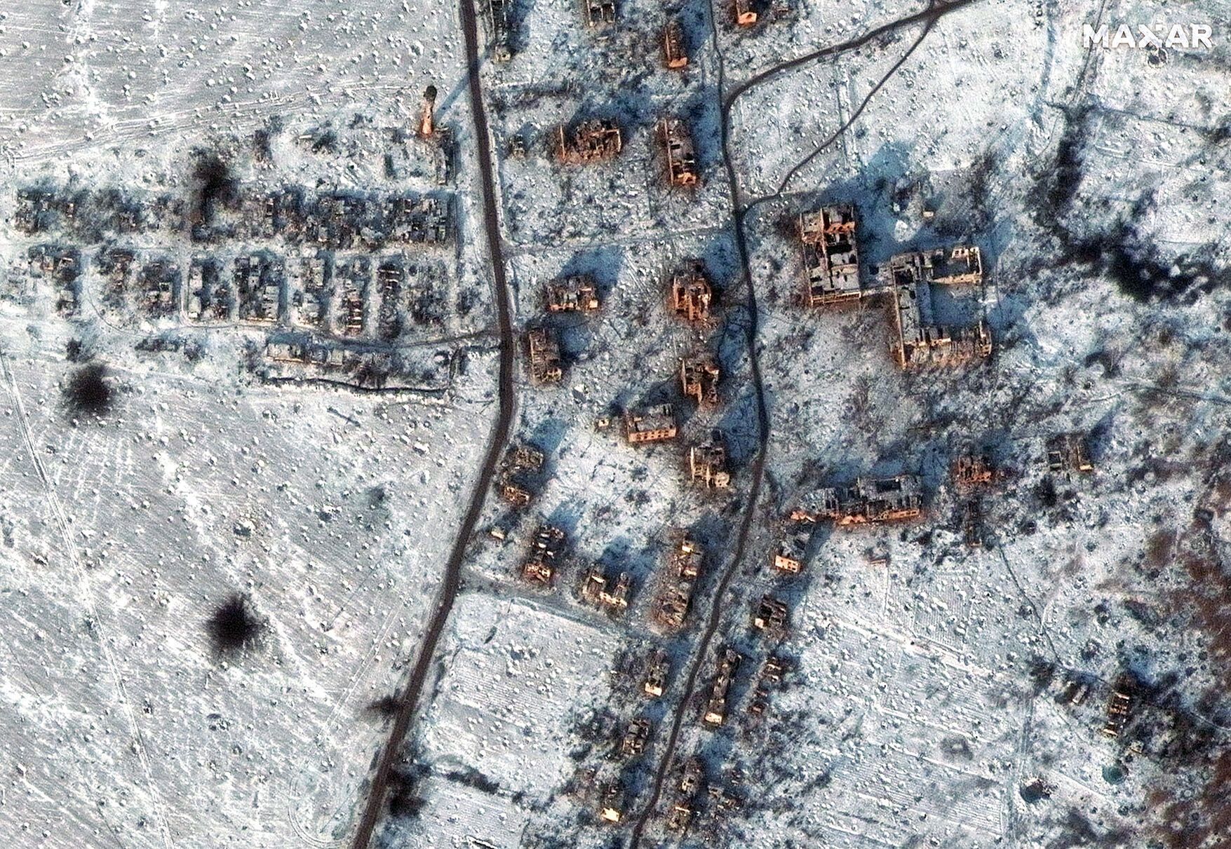 Появились новые спутниковые снимки Соледара и Бахмута, которые Россия стерла с лица земли