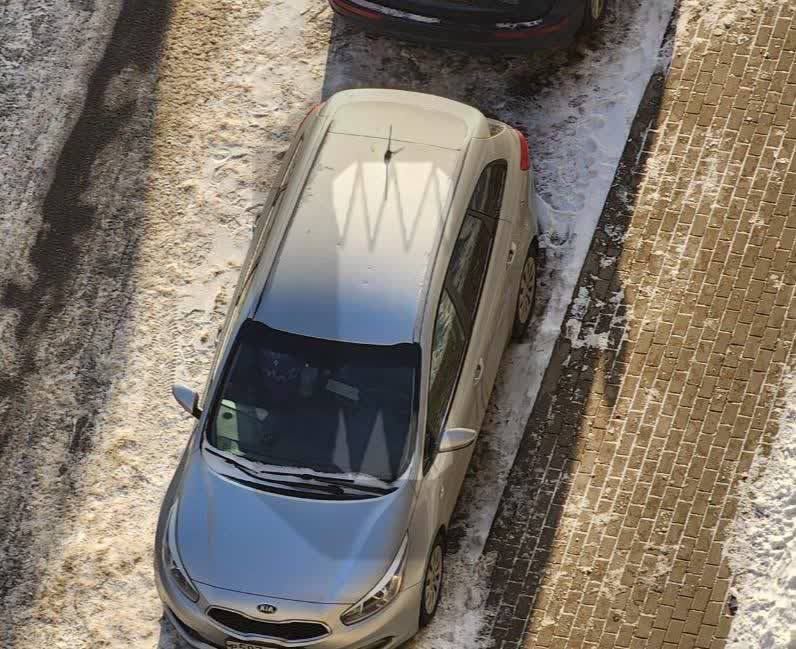 В Москве расстреляли из пневматического оружия автомобили с Z-символами и георгиевской лентой. Фото