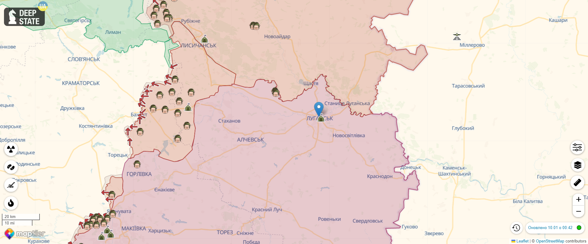 Окупанти розгортають додаткові місця в лікарнях на Луганщині, пораненими зайняті навіть коридори – ОВА