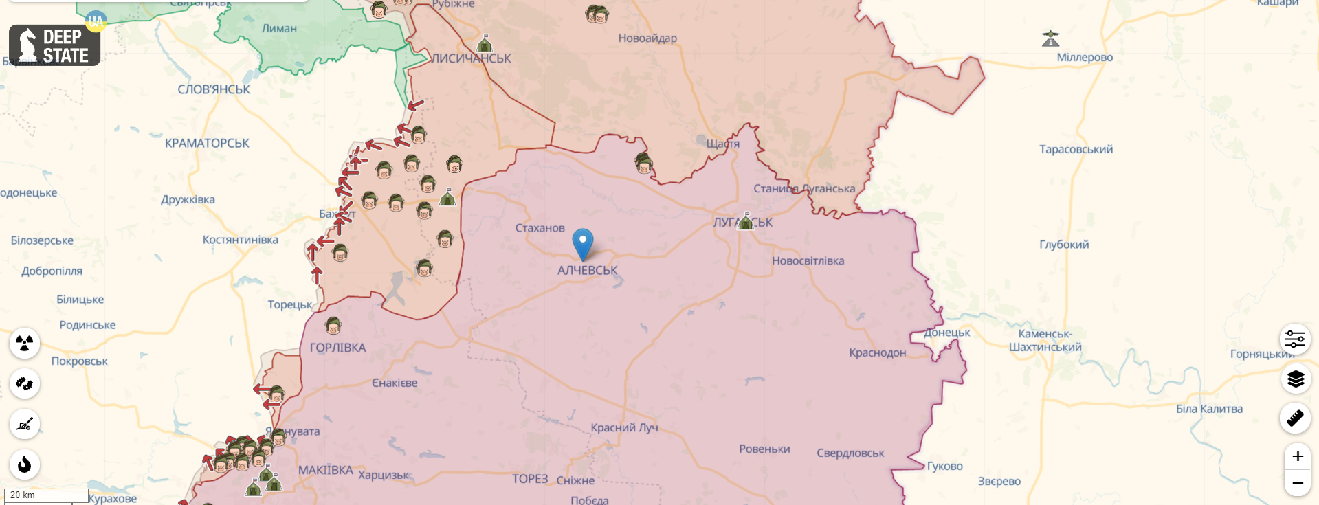 Окупанти розпочали нову хвилю мобілізації на Луганщині, ЗСУ "приземлили" ворожий Су-25 та БПЛА "Орлан-10" – Генштаб