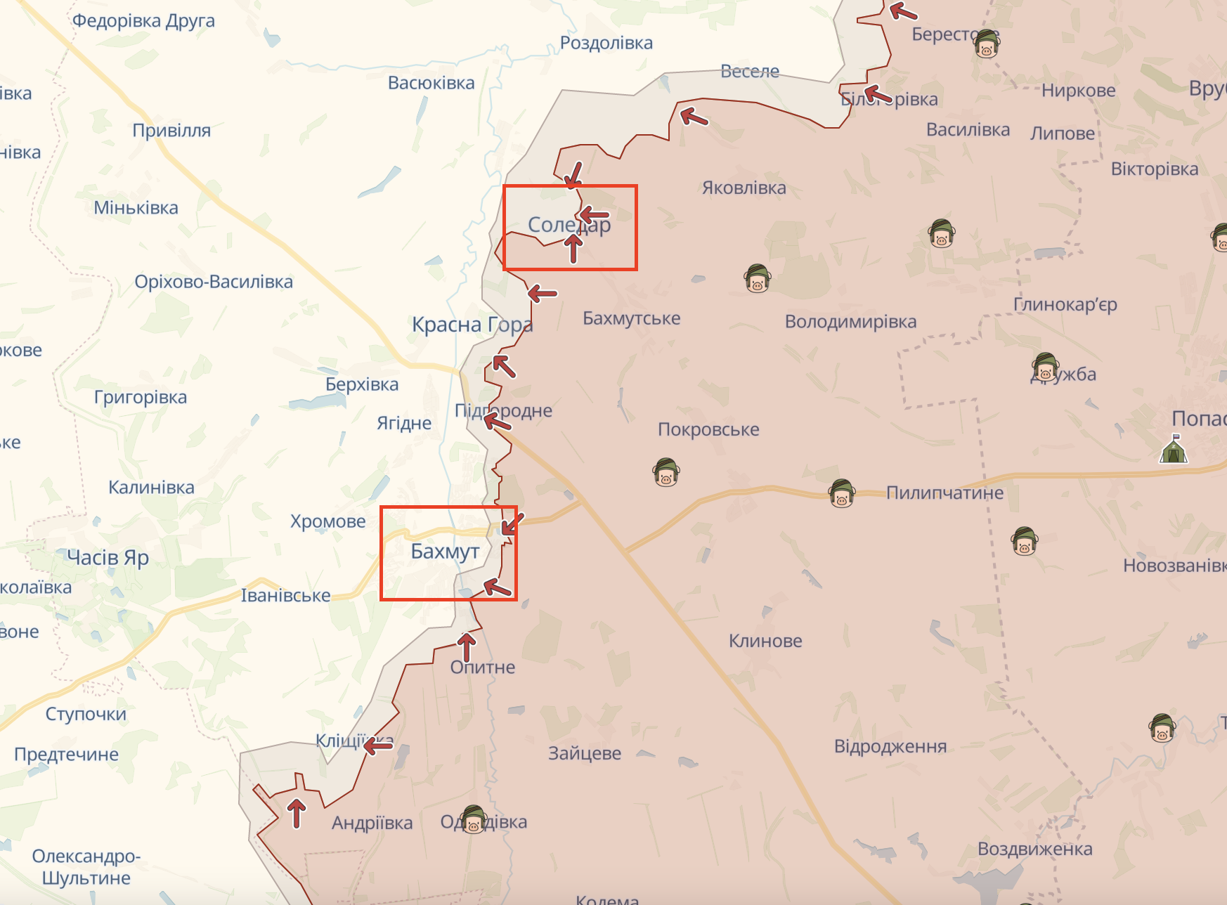 Оккупанты продолжают наступление в районе Соледара: в Минобороны рассказали о ситуации в самой горячей точке