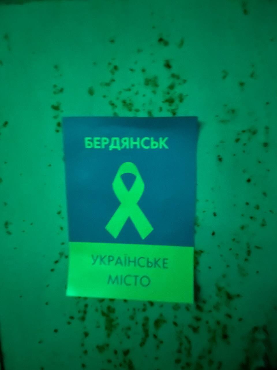 Люди вірять та чекають на звільнення: партизани нагадали окупантам, що Бердянськ і Мелітополь – це Україна. Фото 