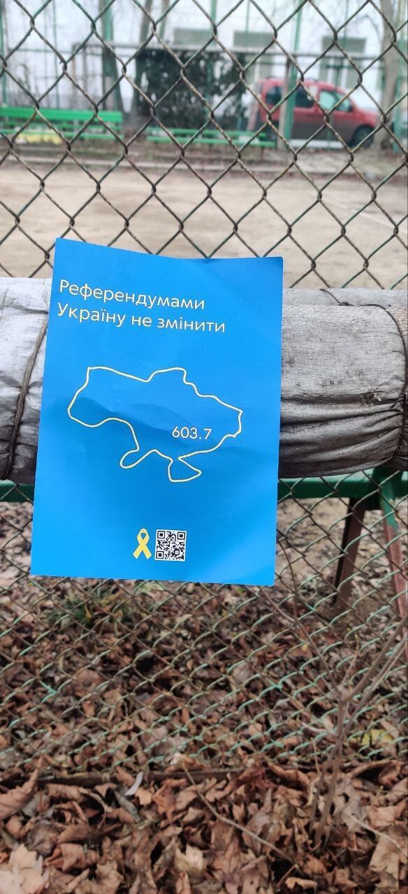 Люди вірять та чекають на звільнення: партизани нагадали окупантам, що Бердянськ і Мелітополь – це Україна. Фото 