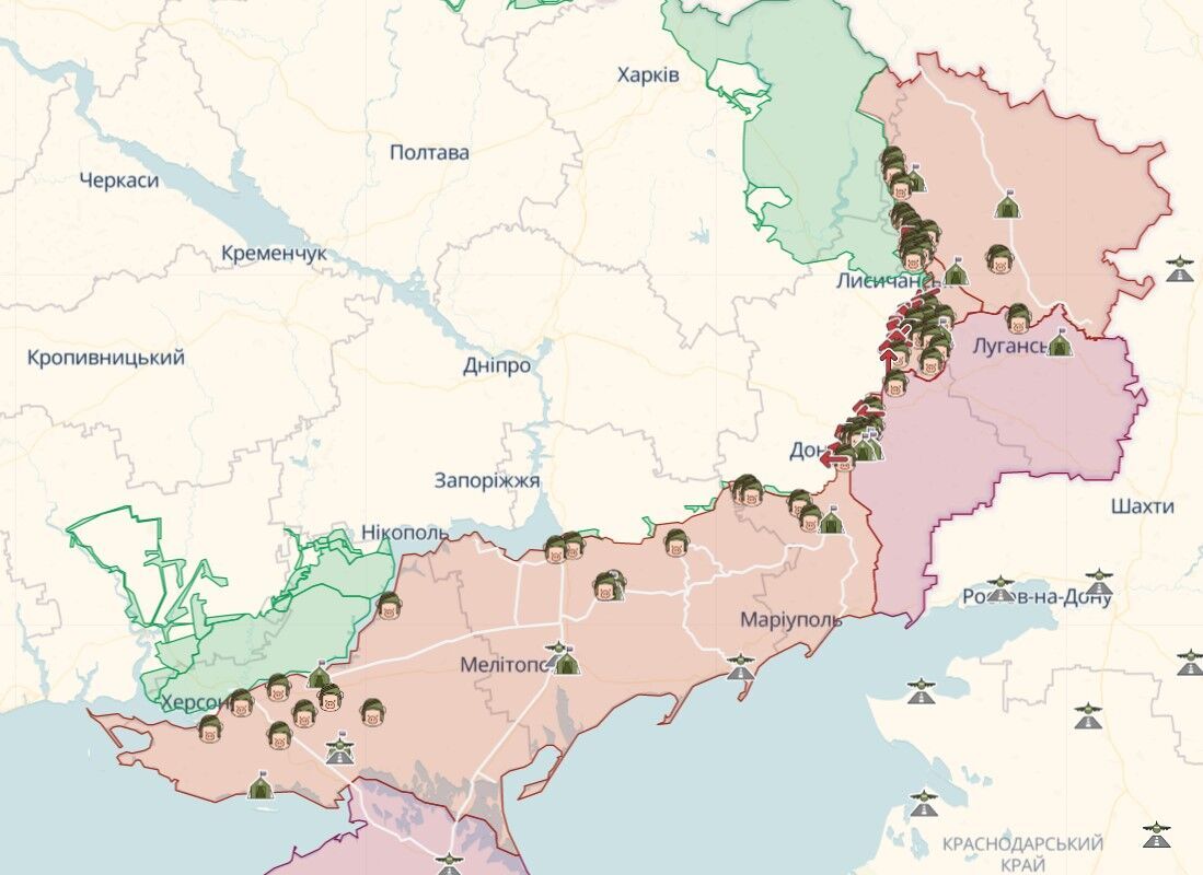 ВСУ отбили атаки оккупантов в районах Стельмаховки и Марьинки, захватчики оказывают давление на местное население – Генштаб