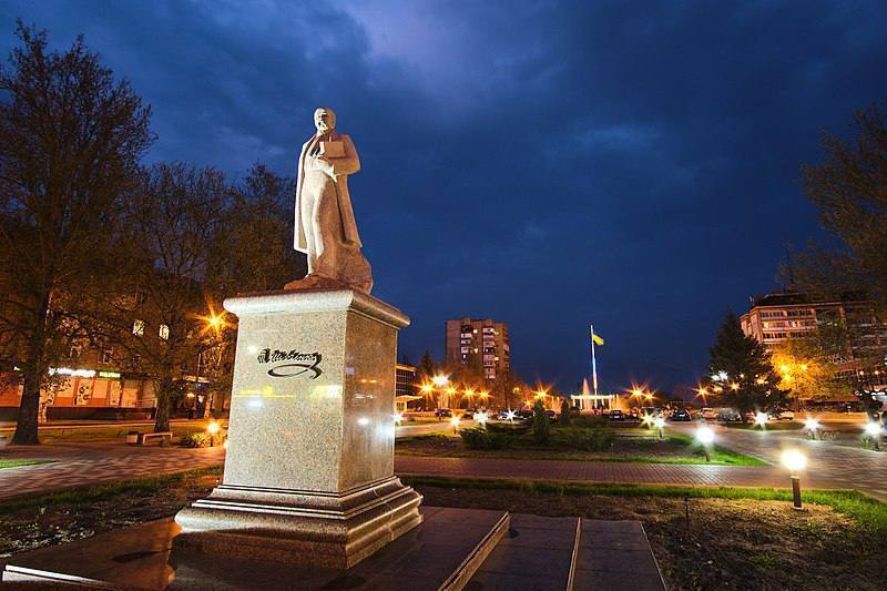 Как выглядел мелитопольский памятник Шевченко