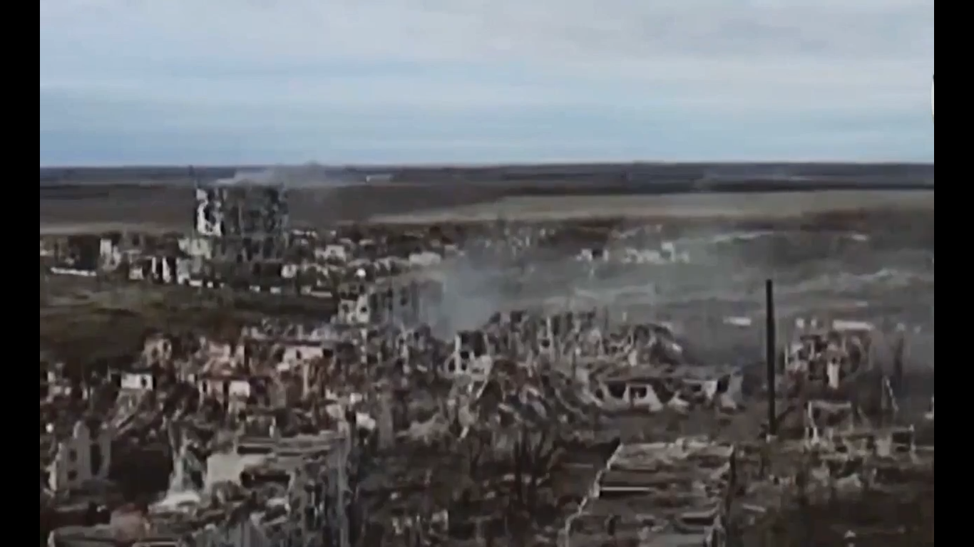 Мар’їнки більше не існує: у мережі показали відео розбитого росіянами міста