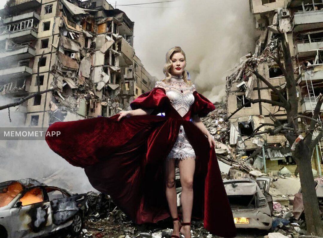 В сети захейтили россиянку Линникову и конкурс "Мисс Вселенная" после ракетного удара РФ по Днепру. Фото