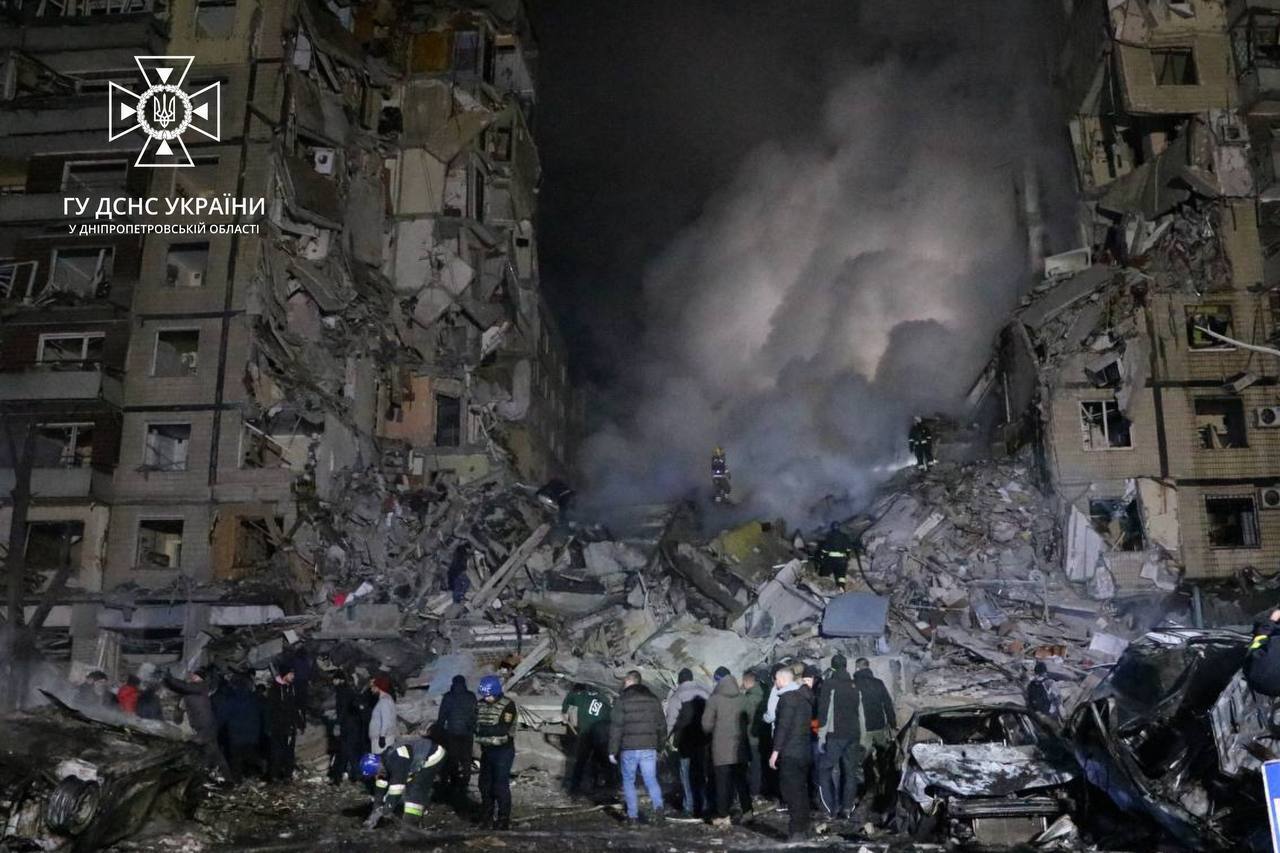 Галкин отреагировал на террористический удар по многоэтажке в Днепре