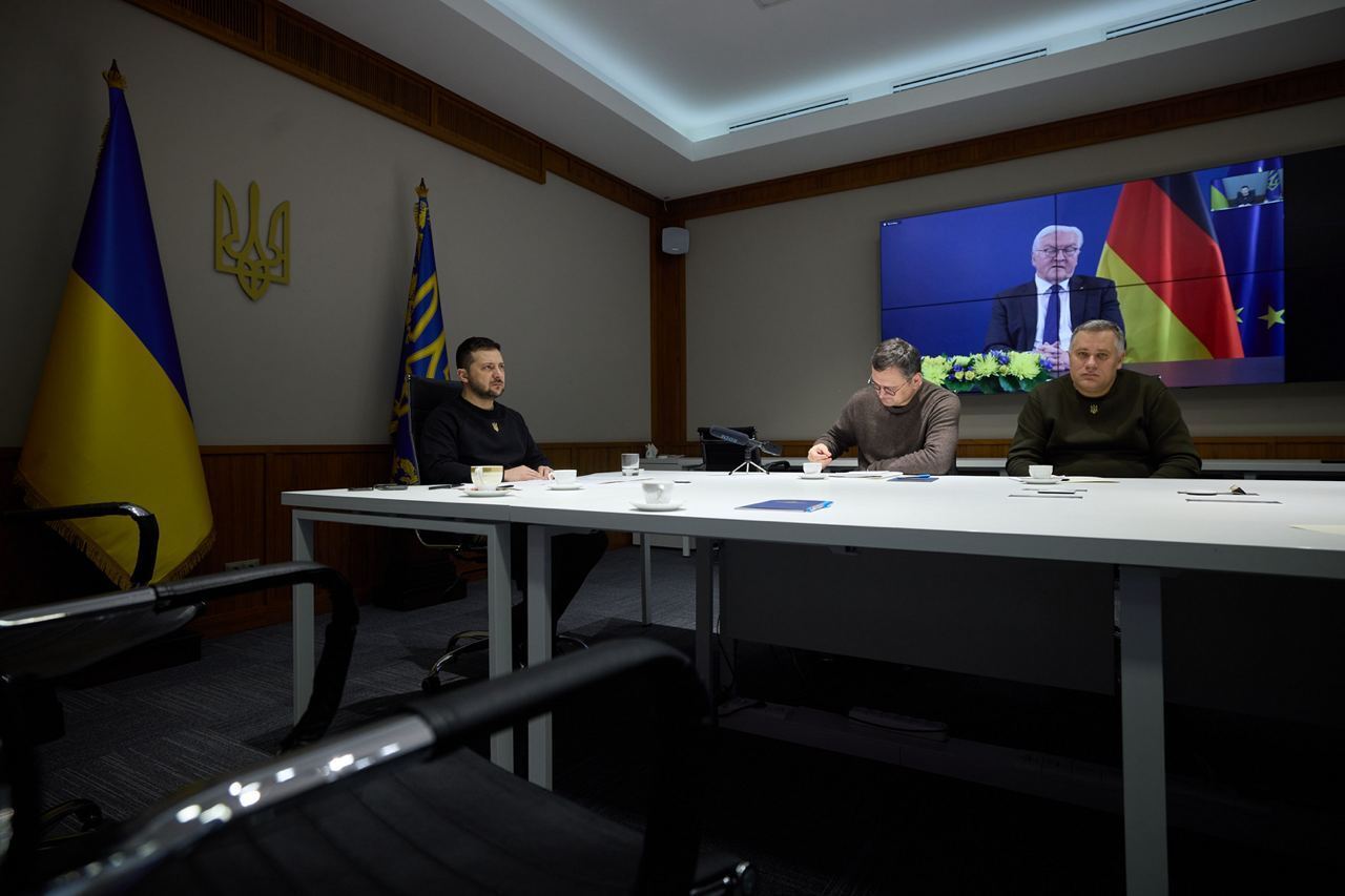 Зеленский провел переговоры с президентом ФРГ Штайнмайером: главная тема – помощь Украине в борьбе с агрессором. Фото