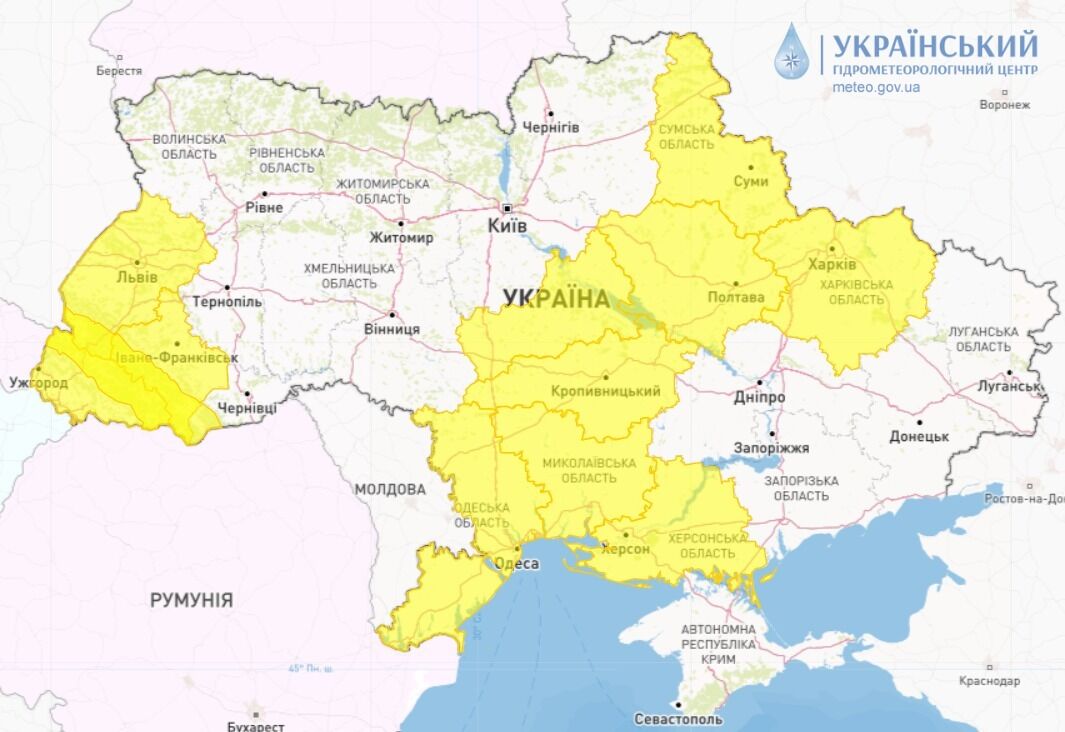 Крещение в Украине будет аномально теплым: синоптики дали прогноз погоды на четверг. Карта