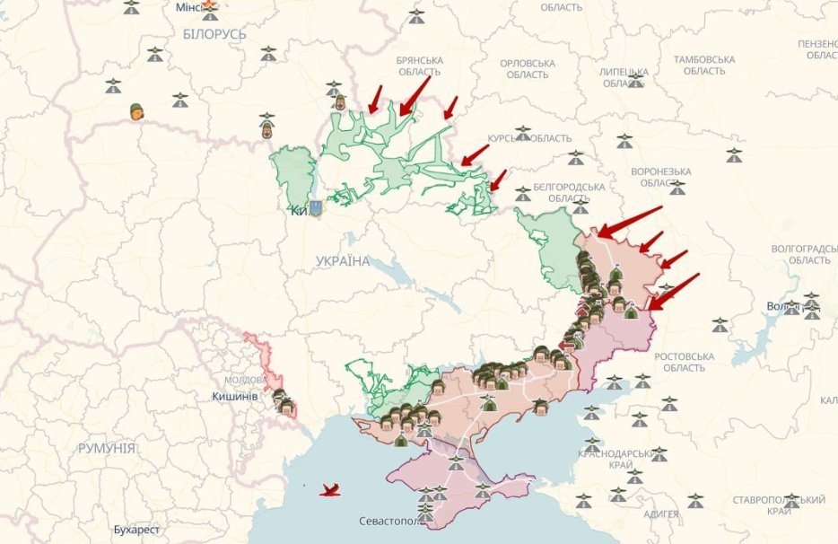 Росія може піти в наступ на Україну з боку Воронежа, Курська і Брянська: польський генерал оцінив загрози