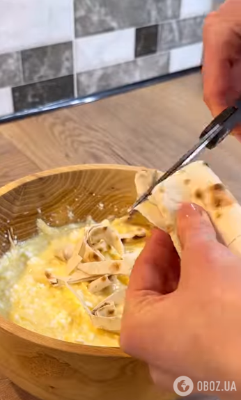 Ленивая ачма с сыром: готовится из лаваша