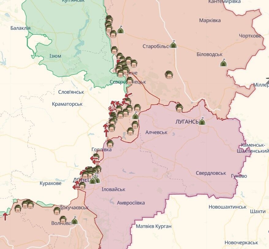 ЗСУ відбили ворожі атаки на Донеччині й Луганщині та дали ворогу по зубах