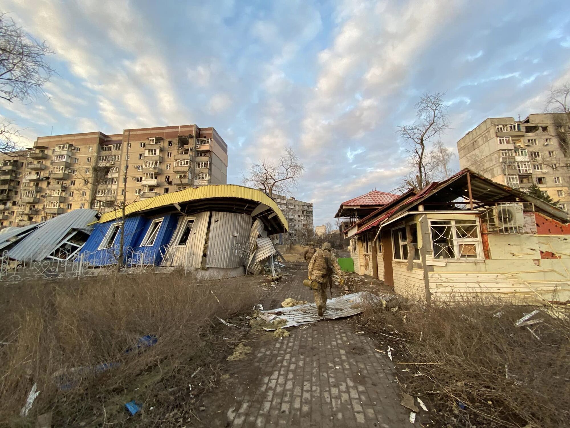 Знищене росіянами місто Вугледар