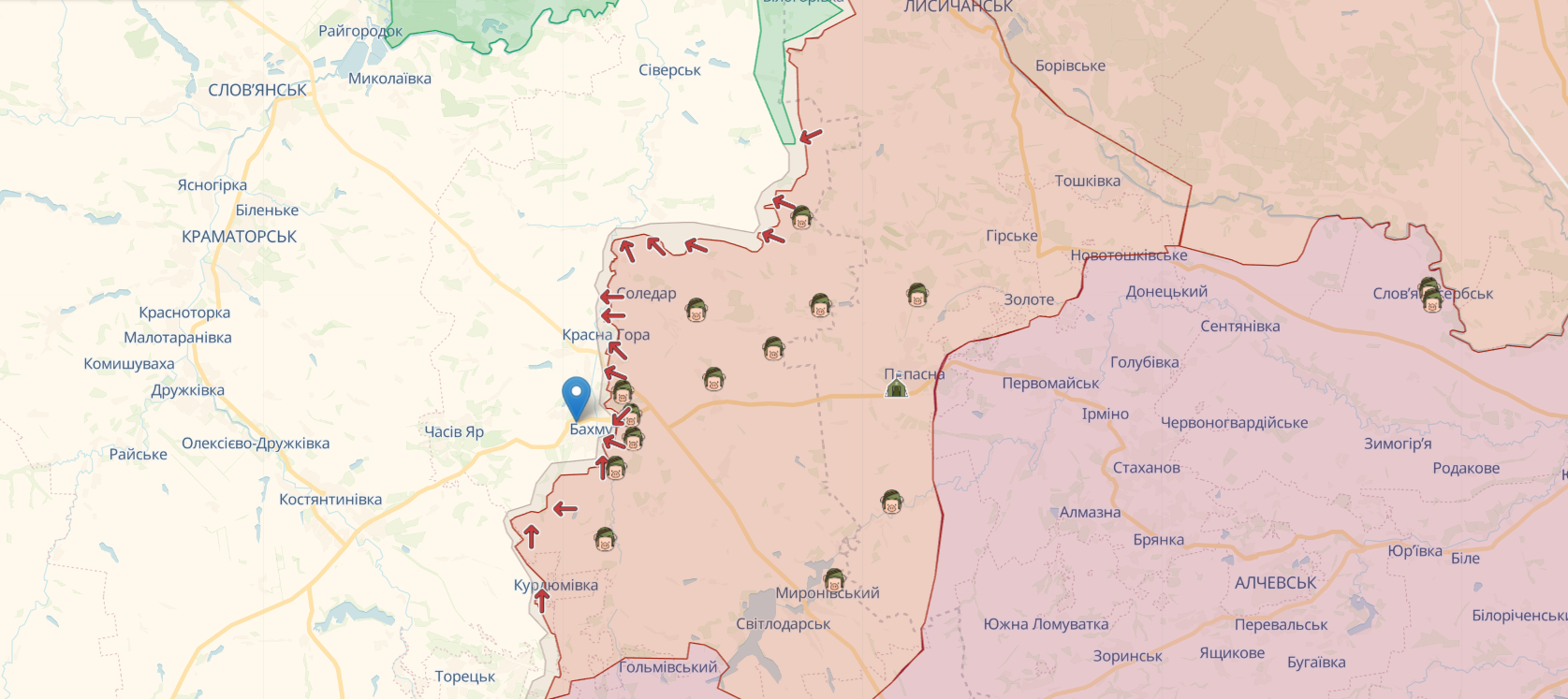 Українські прикордонники захопили позицію окупантів біля Бахмута: загарбникам довелося тікати. Відео 